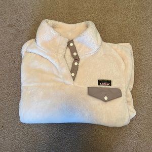 LL Bean quarter button synchilla